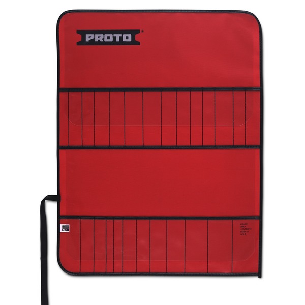 Proto Red Canvas 26-Pocket Tool Roll J25TR21C